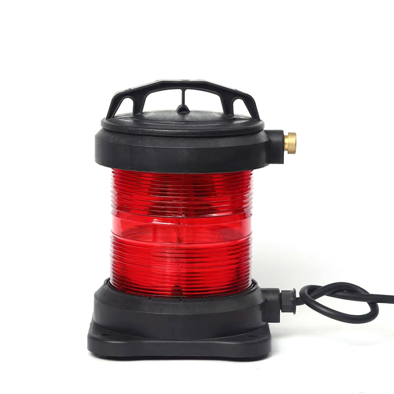 IMPA 370468 Polycarbonate LED E27 110v 220v Red Marine Flashing Signal Light