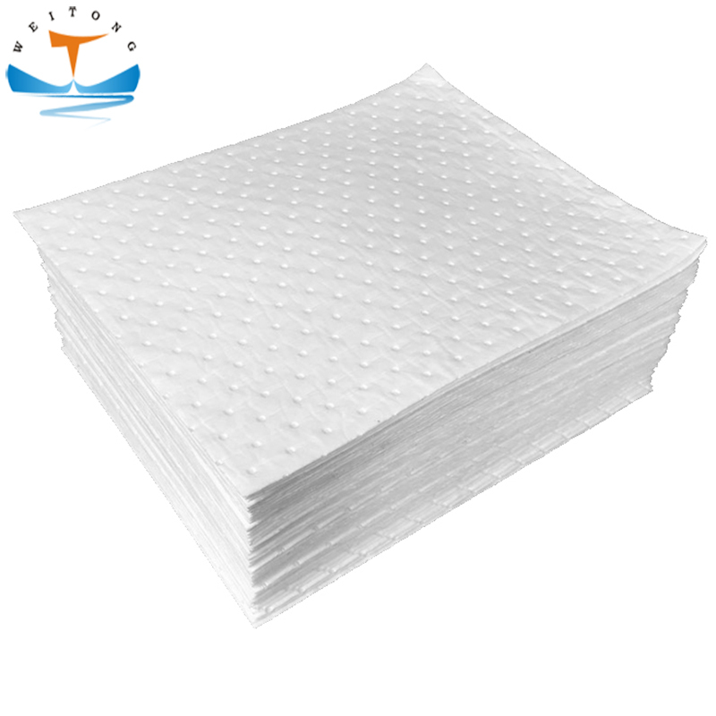 100% Polypropylene Oil Only Absorbent Pads