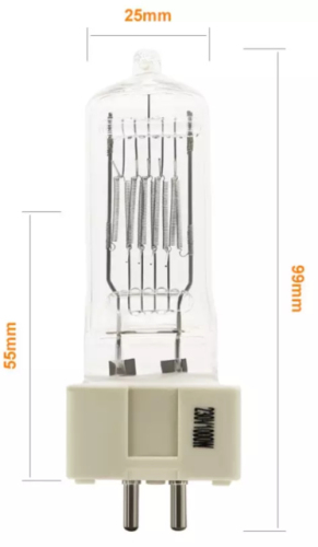 ISSA 7327002/7327003 GX9.5 220V 650W 800W Marine Halogen Searchlight Lamp For Sale