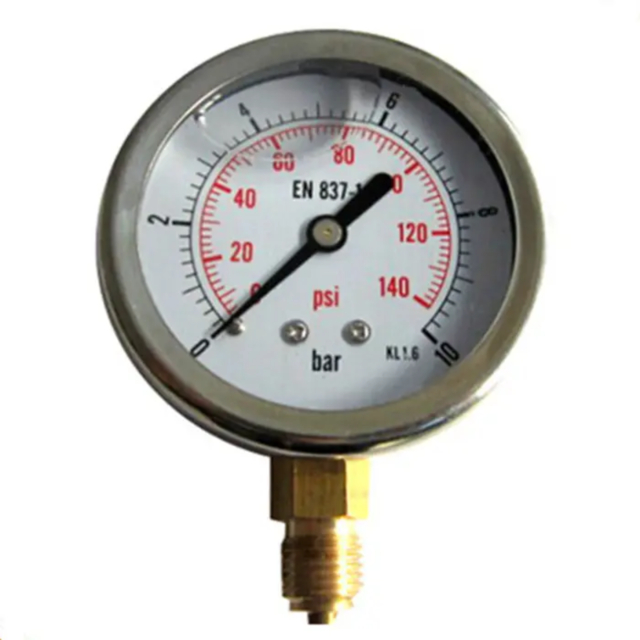 IMPA 653101 Marine Industrial Pressure Gauge Glycerine Filled EN837-1