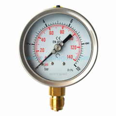 IMPA 653101-653189 Glycerine Filled Industrial Oil Pressure Gauge