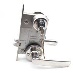 IMPA 490163 Stainless Steel Marine Lever Tumbler Mortise Lock Model 2910