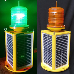 Solar Marine Navigation Beacon Light