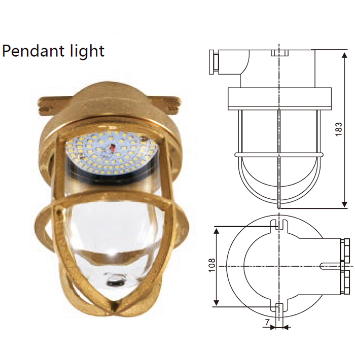 LED Marine Pendant Light