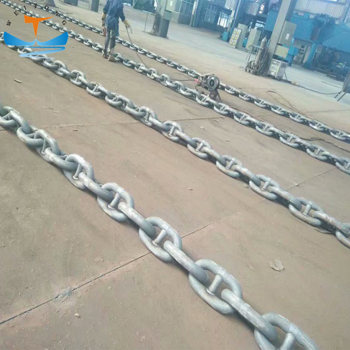 BV/LR/DNV/ABS U2/U3/U4 Steel Marine Stud Link Anchor Chain