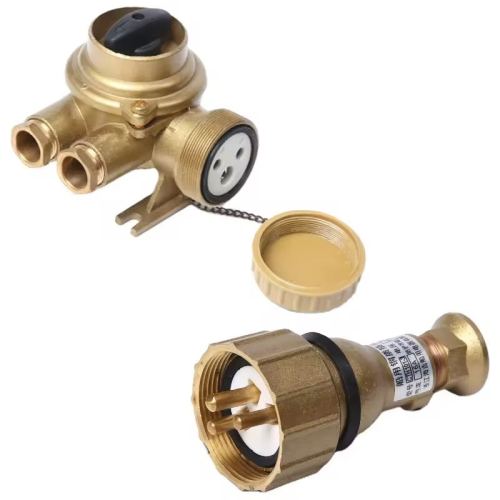 IMPA 792888 3PIN Marine Brass Socket with Switch