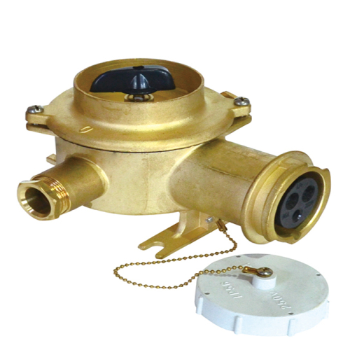 2P+E/3P+E 250/380/440V 16A Brass Marine Socket With Switch