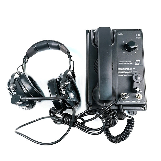 HSC-1J/HSC-12J Marine Single/Multi Way Batteryless Telephone With Noise Proof Headset