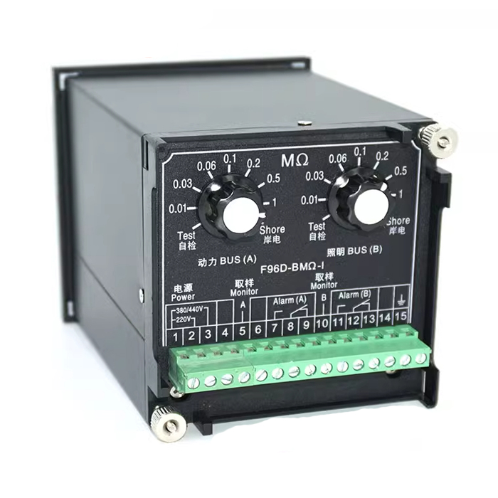 F96D-BMΩ Double circuit alternating Current Network Insulation Electrical Resistance Monitor