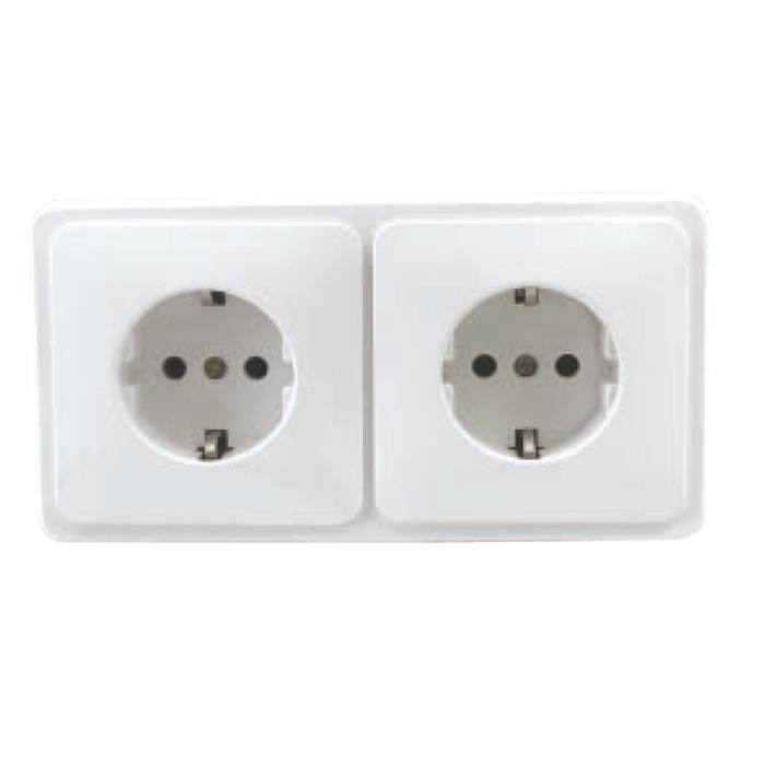 ABC1-A/ABC2-A 250V 16A Marine Flush Type Cabin Socket