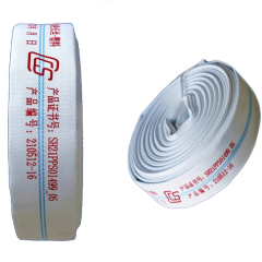 Polyester Yarn And Coated Inside With Syntheic Rubber Marine Fire Hose