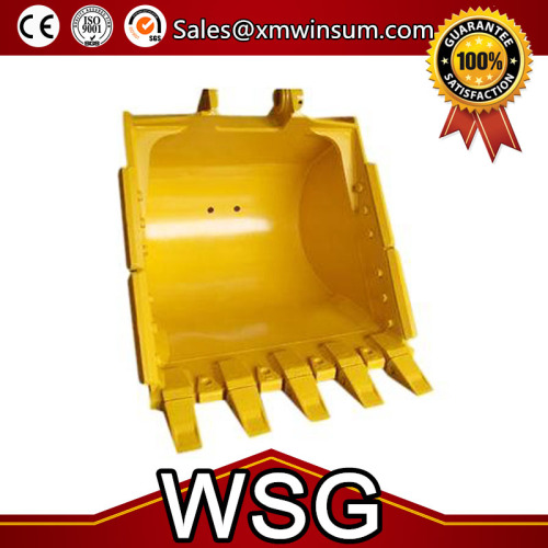 JCB JS220 Excavator Spare Parts Standard Bucket Types With Teeth
