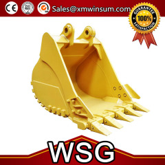 Excavator Rock Teeth Bucket Material For Komatsu PC200-5 Parts