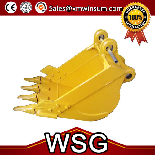 Kobelco Excavator Bucket Parts Drawing SK120-6 With Teeth For Sale