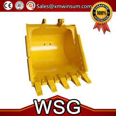 Reinforced Excavator Rock Grab Bucket Digging SK120 Spare Parts