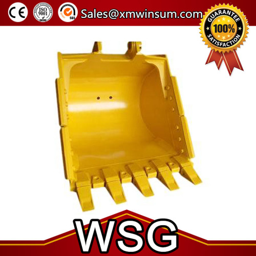 Reinforced Excavator Rock Grab Bucket Digging SK120 Spare Parts