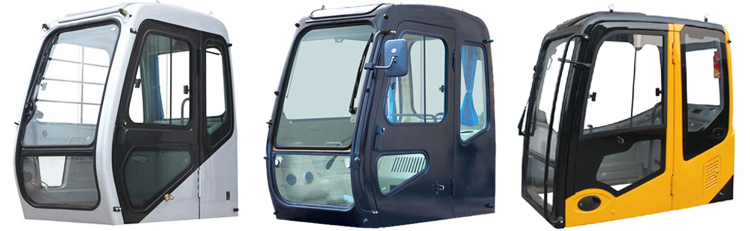 Hitachi excavator cabin