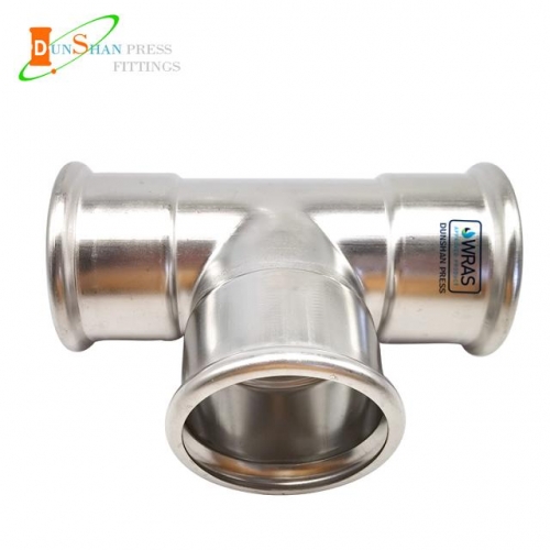 DS Stainless steel M Press Equal Tee