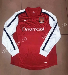 2000 Arsenal Red Thailand LS Soccer Jersey AAA
