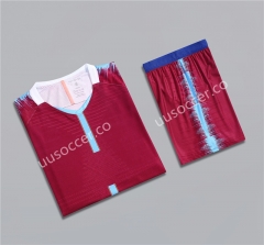 Player Version Elf Red Wine Thailand Soccer Uniform