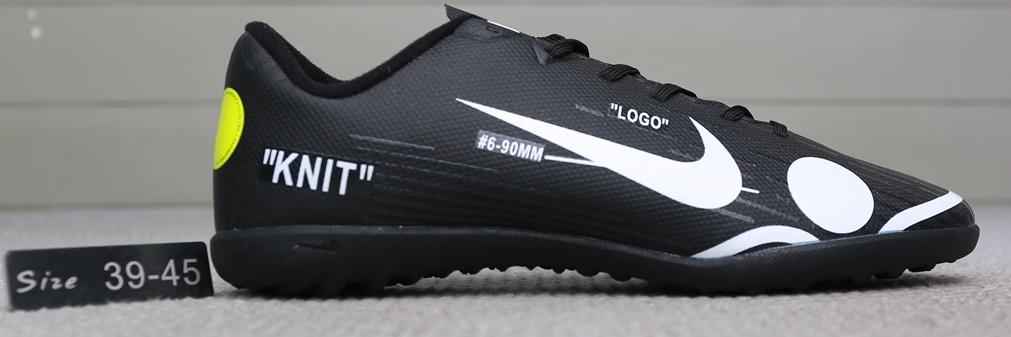 White & Black Football Shoes