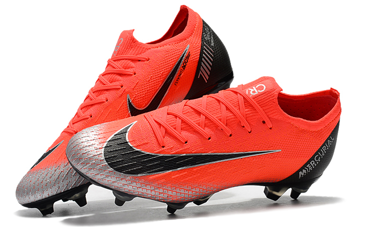 Red & Black Football Shoes