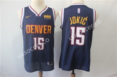 NBA Denver Nuggets Dark Blue #15 Jersey