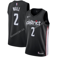 City Version NBA Washington Wizards Black #2 Jersey