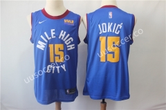 NBA Denver Nuggets Light Blue #15 Jersey