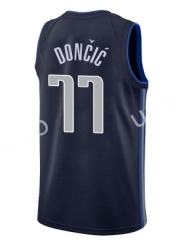 City Version NBA Dallas Mavericks Blue #77 Jersey
