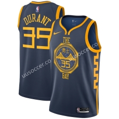 City Version NBA Golden State Warriors Dark Gary #35  Jersey