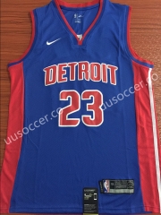 NBA Detroit Pistons Blue #23 Jersey