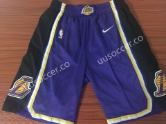 Retro version Lakers NBA Purple Shorts