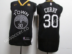 NBA Golden State Warriors Black #30 Jersey