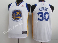NBA Golden State Warriors White #30 Jersey