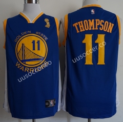Champion Version NBA Warriors Blue #11 Jersey