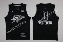 NBA Oklahoma City Thunder Black #0 Jersey
