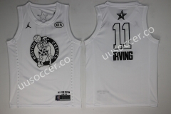 City Version NBA Boston Celtics White #11 Jersey