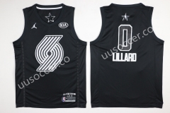 NBA Portland Trail Blazers Black #0 Jersey