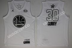 NBA Golden State Warriors White #30 Jersey