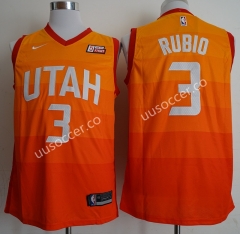 City Version NBA Utah Jazz Yellow #3 Jersey
