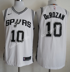 NBA San Antonio Spurs White #10 Jersey