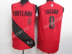 NBA Portland Trail Blazers Red #0 Jersey
