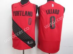 NBA Portland Trail Blazers Red #0 Jersey