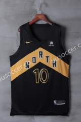 NBA Toronto Raptors Thunder Black & White #10 Jersey