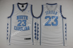 NBA UNC White #23 Jersey