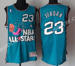 Special Version NBA Chicago Bull Jordan Light Blue Stars #23 Jersey