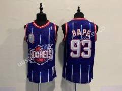 Bape Version NBA Houston Rockets Blue  #93 Jersey
