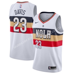 Reward Version NBA New Orleans Pelicans White #23 Jersey