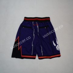 Retro version NBA Toronto Raptors Purple Shorts